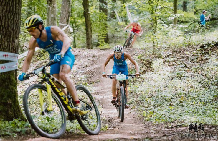 segmento ciclista del triatlón Cross en Transilvania