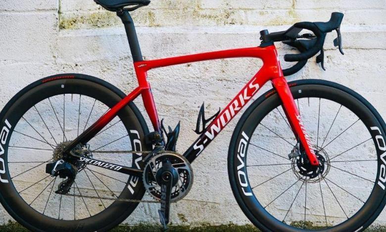 Javier Gómez Noya's new bike, Specialized Tarmac SL7