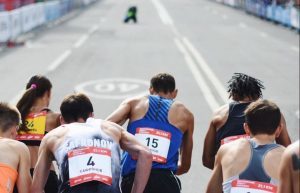 Moskauer Halbmarathon starten