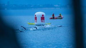 Swimming in the IRONMAN 70.3 Taupo