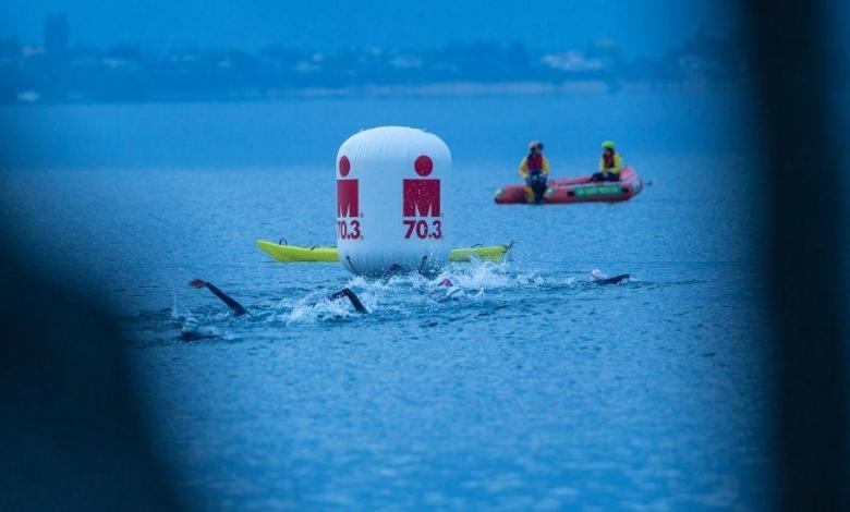 Swimming in the IRONMAN 70.3 Taupo