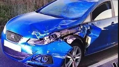 imagen del coche siniestrado