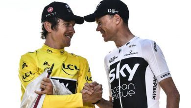 Geraint Thomas y Chris Froome