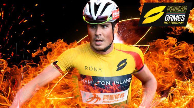 Javier Gómez Noya bei den Arena-Spielen des Super League Triathlon