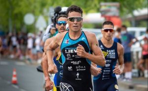 Javier Gómez Noya en el Grand Prix Francés