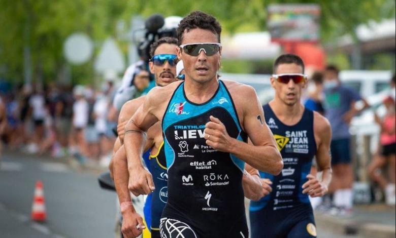 Javier Gómez Noya au Grand Prix de France