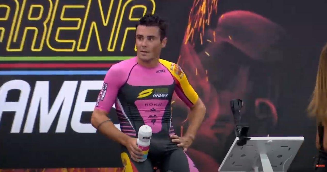 Javier Gómez Noya finalizando los SLT Arena Games