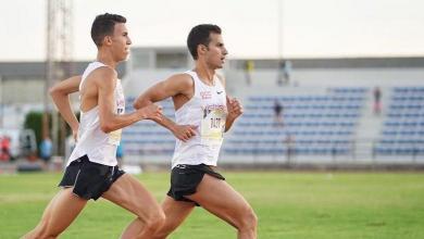 Mario Mola en competición de atletismo