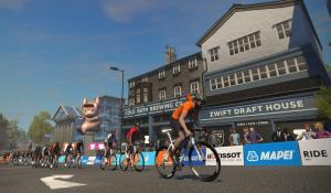 Virtueller Wettbewerb in Zwift