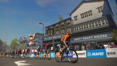 Gara virtuale su Zwift