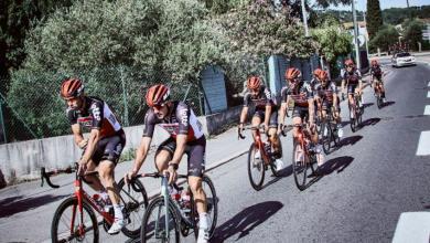 El equipo de Lotto entrenando