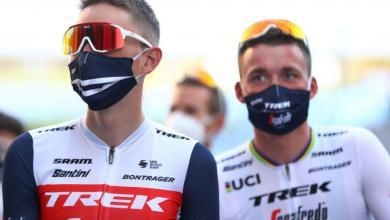 ciclistas con mascarilla