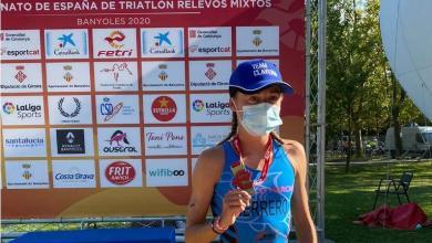 Paula Herrero champion of spain of elite triathlon 2020