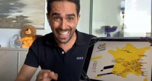 Alberto Contador on his YouTube channel
