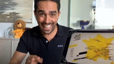 Alberto Contador on his YouTube channel