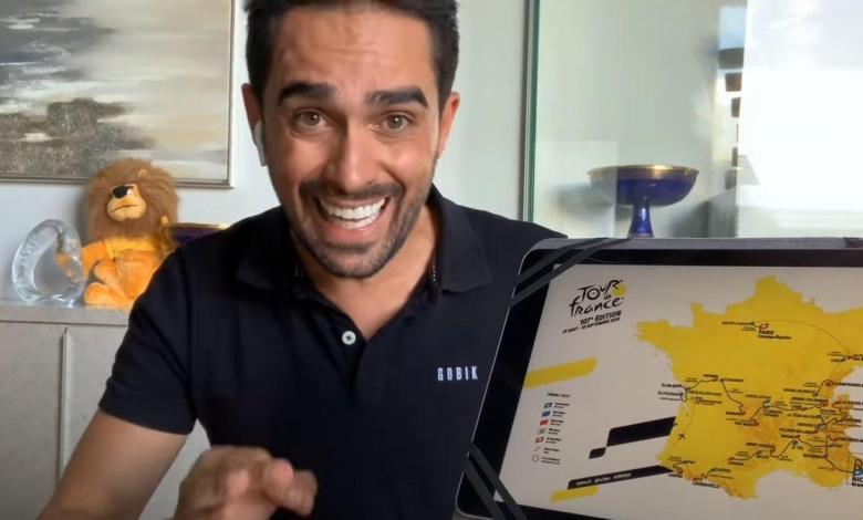 Alberto Contador em seu canal no YouTube