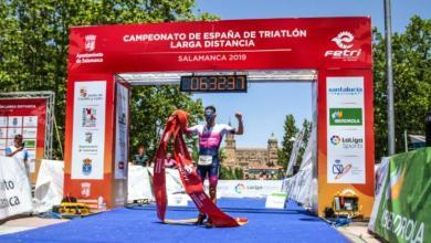 Meta del Triatlón de Salamanca