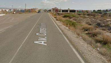 Autobahn AL-3111 in der Gemeinde Almeria in Níjar,