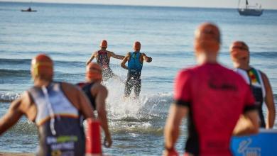 Début de natation triathlon