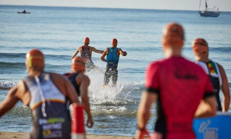 Triathlon swimming start