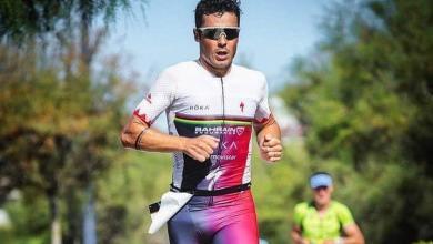 Javier Gómez Noya nel Santander Triathlon