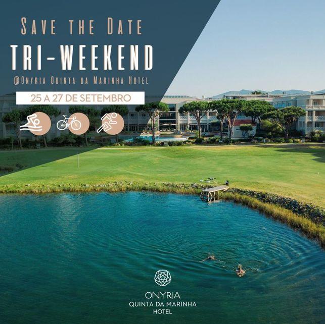 Cartel campus triatlon Hotel Quinta de Marinha Resort