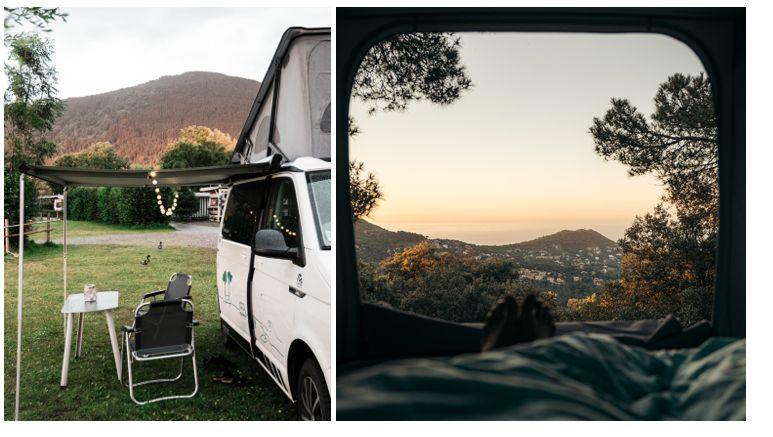 5 Trail Running routes to combine sport and a Camper - Roadsurfer Triathlon News A camper to sleep and in the morning