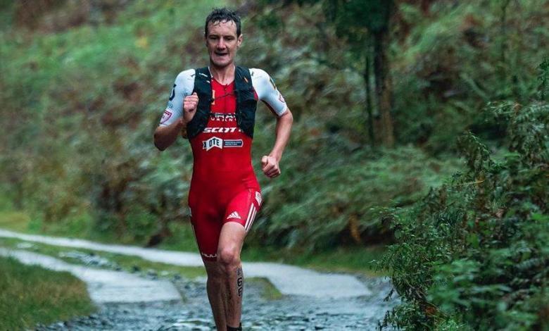 Alistair Brownlee competing in the Helvellyn Tri