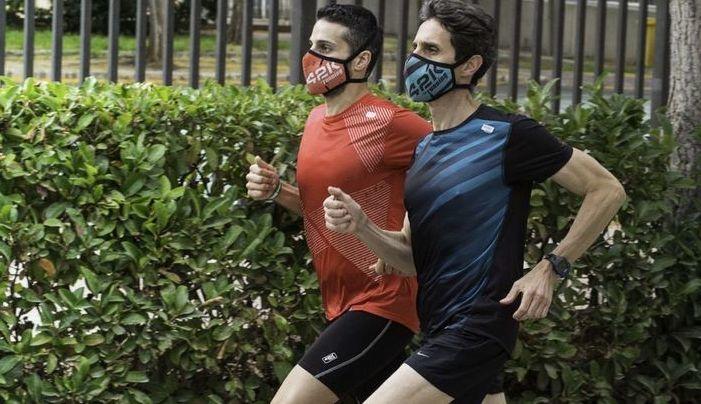 2 coureurs en course à Madrid