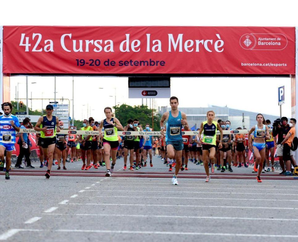 Imagen de las salida de 6 en la la Cursa de la Mercè