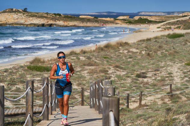 Segmento de carrera del Triatló Olímpic Son Bou