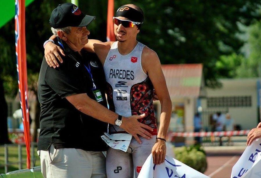 Fallece el triatleta Diego Paredes - Noticias Triatlón Diego Paredes con Eduardo en el Triatlón de Buelna