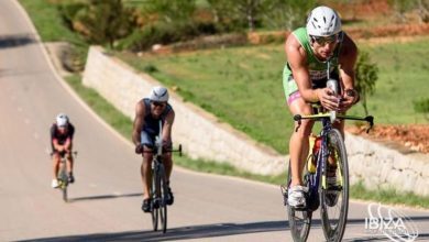 Segmento ciclistico dell'Ibiza Half Triathlon