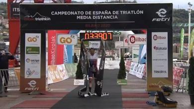 Javier Gómez Noya Champion of Spain in the Bilabo Triathlon