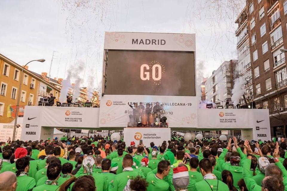 Salida de la San Silvestre Vallecana