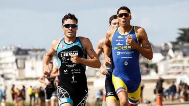 Javier Gómez Noya en el Grand Prix Francés