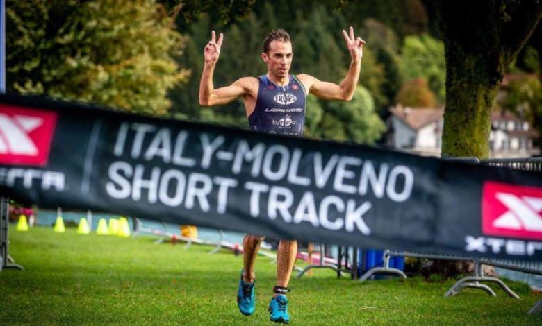 Rubén Ruzafa ganando el Xterra Short Track Molveno