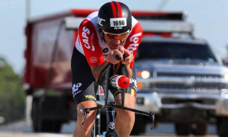 barragem Hansen participando do IRONMAN Flórida