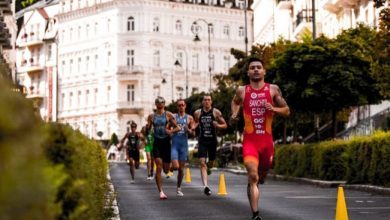 Roberto Sánchez Manteción en una prueba internacional