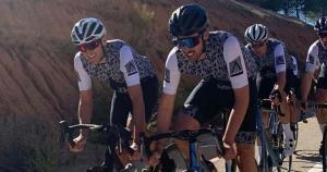 Alberto Contador en el entrenamiento de 400 kilómetros