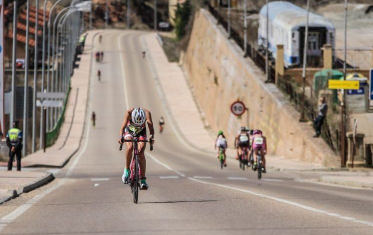 Segmento de ciclismo de um duatlo