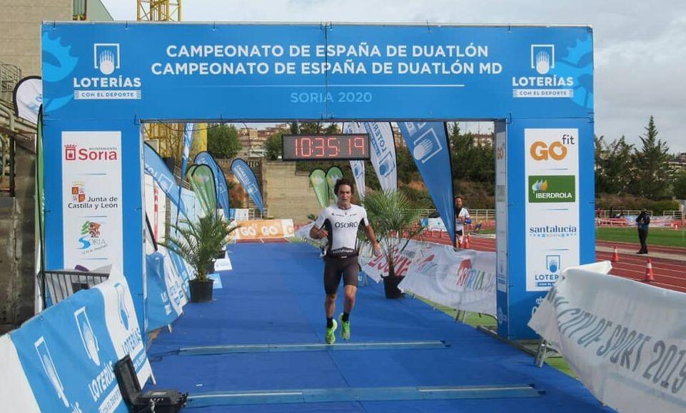Pello Osoro champion of Spain Duathlon MD 2020