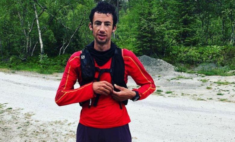 Kilian Jornet en un entrenamiento