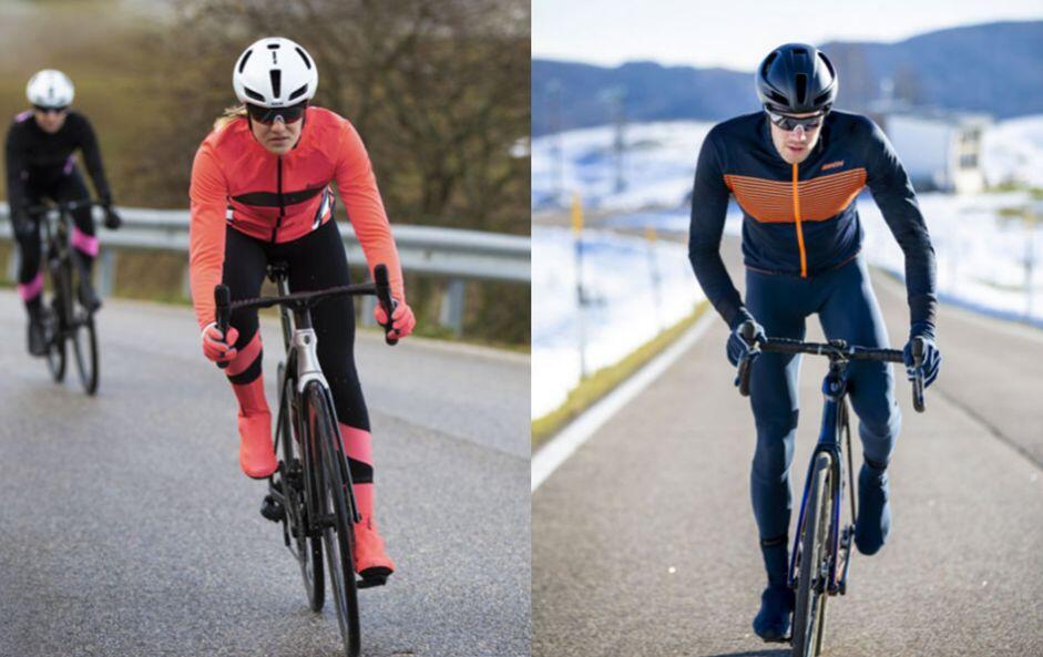 Différents modèles de cyclisme Santini pour le froid