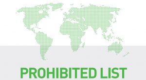 Updated the list of prohibited substances WADA 2021
