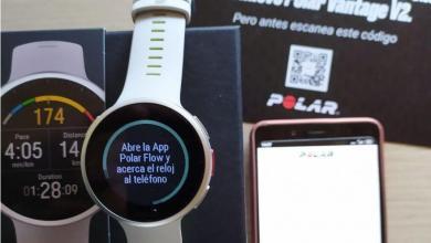 Foto: Polar Vantage V2-Datensynchronisation mit der Polar Flow App auf Mobilgeräten