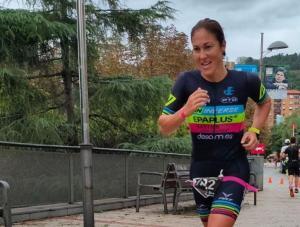Judith Corachán en el Bilbao Triathlon