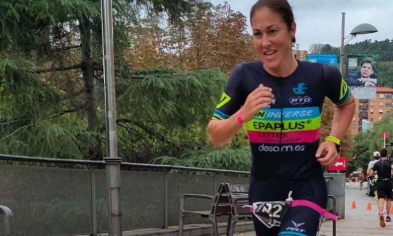 Judith Corachán en el Bilbao Triathlon