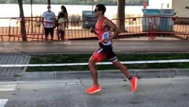 Iván Raña competing in Lanzarote