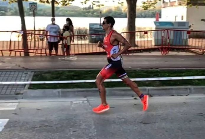 Iván Raña competing in Lanzarote